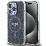 Guess GUHMP15LHGCUSTGK Hardcase IML GCube MagSafe for iPhone 15 Pro 6.1" / black