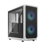 Fractal Design | Focus 2 | Side window | Midi Tower | ATX | RGB White TG Clear Tint