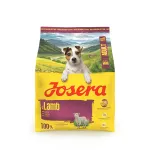 Josera Mini Lamb begrūdis sausas pa&scaron;aras mažų veislių &scaron;unims su ėriena, 900 g