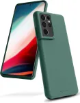 Dėklas Mercury Silicone Case Samsung A566 A56 5G tamsiai žalias