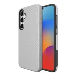 Dėklas Perfectionists Triangle Case Samsung A366 A36 5G sidabrinis