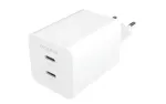 mophie Essentials Power Adapter Dual USB-C PD 50W EU White