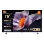 TV S Pro Mini LED 75 2026 | Xiaomi 75" | Smart TV | Google TV | 4K UHD (2160p) | Dark Grey