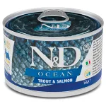 FARMINA N&D OCEAN - DOG Wet Trout&Salmon ADULT MINI 140 g (pak.6)