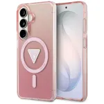 Case Guess IML Gradient Triangle MagSafe for Samsung Galaxy S26 / pink