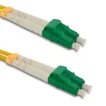 Qoltec Patchcord fiber optic LC/APC - LC/APC | Singlemode | 9/125 | G652D | Duplex | 1m