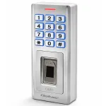 Qoltec Code lock OBERON with fingerprint reader | RFID | Code | Card | key fob | Doorbell | IP68 | EM