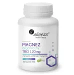 ALINESS Organic Magnesium TRIO 120 mg with B6 (P-5-P) &ndash; dietary supplement &ndash; 100 capsules
