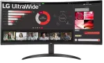 Monitorius LG 34WR50QK-B | 34 " | VA | QHD | 21:9 | 100 Hz | 5 ms | 3440 x 1440 pikselių | 240 cd/m&sup2; | HDMI jungtys quan