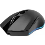 Gembird MUSGW-6BL-02 6-button rechargeable wireless RGB gaming mouse Firebolt / black