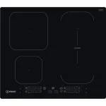 INDESIT | Hob | IB 65B60 NE | Induction | Number of burners/cooking zones 4 | Touch | Timer | Black