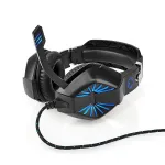 Nedis GHST250BK Stereo Gaming Headset USB Type-A / 2x 3.5 mm / 2.2m