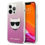 Karl Lagerfeld KLHCP13XCTRP Choupette Head Hardcase for iPhone 13 Pro Max 6,7" / pink