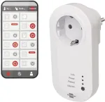 Ecost prekė po grąžinimo Brennenstuhl Connect WLAN Steckdose mit 433 MHz Sender WA 3600 LRF01 433 (W