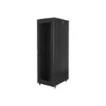 Lanberg | Rack cabinet 19" free-standing 42U/800x1000 (flat pack) with mesh door | FF01-8042-23B | Black