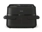 Philips Airfryer Dual Basket | NA150/00 1000 Series | Power 2450 W | Capacity 7 L | RapidAir Plus | Black