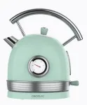 Cecotec Kettle | ThermoSense 420 Vintage | 2200 W | Electric | 1.8 L | Stainless steel | 360&deg; rotational base | Light Green