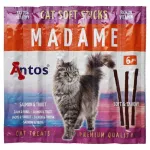 ANTOS MADAME Mėsos lazdelės katėms la&scaron;i&scaron;a/tunas