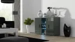 Cama sideboard 120 cm SOHO S7 grey/grey gloss
