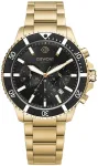 Giewont Chronograph Sapphire Men&rsquo;s Watch / Gold/black