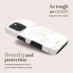 MIO White Marble Magsafe Compatible for iPhone 17 Pro