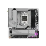 Pagrindinė plok&scaron;tė Gigabyte B650M A ELITE AXE ICE Procesorių &scaron;eima AMD Procesoriaus lizdas AM5 DDR5 Palaikomos standžioj