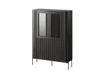 Cama VERA display cabinet 110x40x160 matt black