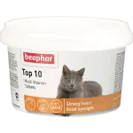 Beaphar Top-10 cat 180tbl.,papildas pa&scaron;arui katėms