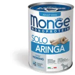 Monge Monoproteico Solo - Wet Dog Pate 100% Herring 400g (pak24)