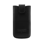 Bugatti XL Universal Pouch Leather Case with Magnet for Black (7.5 х 13.5 cm)