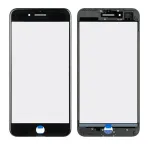 LCD stikliukas Apple iPhone 5S/SE su rėmeliu juodas ORG