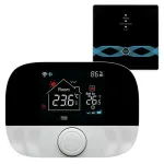 TUYA Programuojamas termostatas dujų katilui, Wi-Fi, RF, 3A
