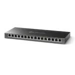 TP-LINK | Switch | TL-SG116E | Web managed | Wall mountable | Gigabit Ethernet (copper) ports quantity 16 | Power supply type External