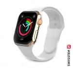 Swissten Silicone Band for Apple Watch 1/2/3/4/5/6/SE / 38 mm / 40 mm / White