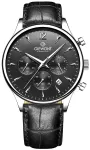 Giewont Chronograph Sapphire Men&rsquo;s Watch / black/silver