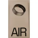 SALE OUT. Ultrahuman Ring Air Raw Titanium Size 9 | Ultrahuman SALE OUT. | Ring Air | Raw Titanium | Size 9 | Smart Ring | UNPACKED