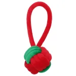 Nobleza žaislas &scaron;uniu, virvė su kamuoliuku, xmas, 24cm