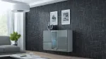 Cama Sideboard VIGO 90/120/38 white/grey glossy