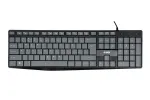 iBox IKC2010G keyboard Home USB QWERTY English Grey, Black