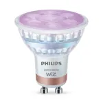 Philips Smart WiFi Spot PAR16 36&deg; 345 Lm RGB, 3 pcs | GU10 | 4.7 W | Full colour and warm to cool | Bluetooth, Wi-Fi