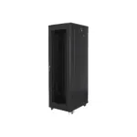 Lanberg | Rack cabinet 19" free-standing 42U/800x800 (flat pack) with mesh door | FF01-8842-23B | Black