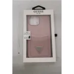 SALE OUT. Guess GUHCP13XPSATPP iPhone 13 Pro Max 6,7" r&oacute;żowy/pink hardcase SaffianoTriangle Logo Cardslot DIRTY PACKAGING | SALE OUT. SALE OUT. GUESS DIRTY PACKAGING