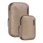 Thule | Compression Cube Set, Small/Medium | Packing Cube | Gentle Beige