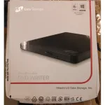 SALE OUT. H.L Data Storage Ultra Slim Portable DVD-Writer | GP57EB40 | Interface USB 2.0 | DVD&plusmn;R/RW | CD read speed 24 x | CD write speed 24 x | Black | DAMAGED PACKAGING | Desktop/Notebook
