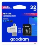 Goodram MicroSD class 10 UHS I 32GB Memory card + Card reader