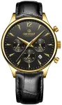 Giewont Chronograph Sapphire Men&rsquo;s Watch / black-gold