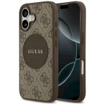 Case Guess 4G Circle Classic Logo MagSafe for iPhone 17 / brown