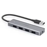 UGREEN 50985 Interface Hub USB 3.2 Gen 1 Type-A 5000 Mbit/s / silver