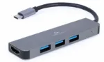Cablexpert | USB Type-C 2-in-1 multi-port adapter (Hub + HDMI) | A-CM-COMBO2-01 | USB Type-C