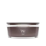 WoodWick Iris Woods wax candle Ellipse Wood Brown 1 pc(s)